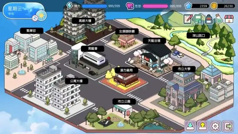 背德浴场 地图探索 展示图